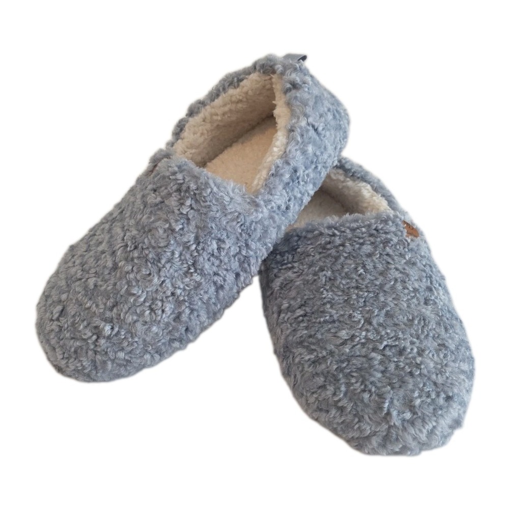 Women's Slippers Ever Foams Memory Foam Light Blue Shearling Size 9-10